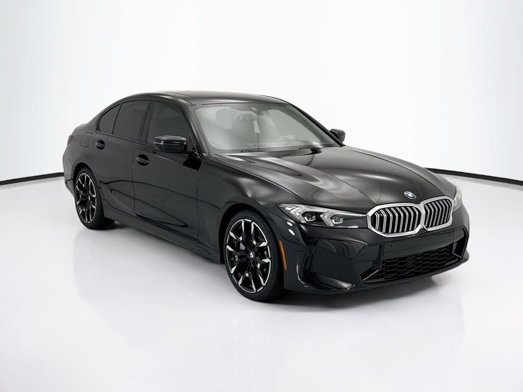 New 2026 Black Sapphire Metallic BMW 330i image 3