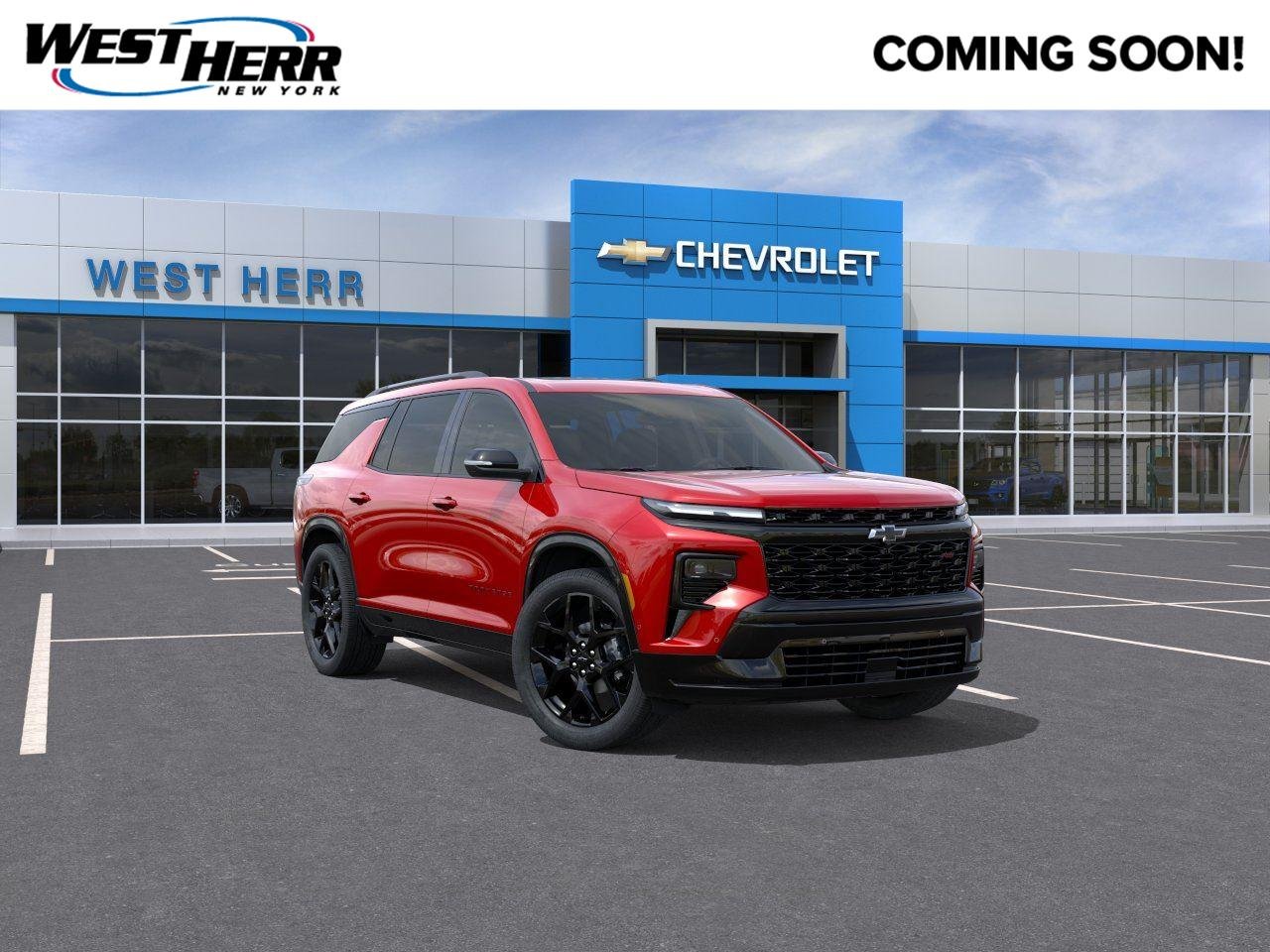 Used 2026 Radiant Red Tintcoat Chevrolet RS image 1