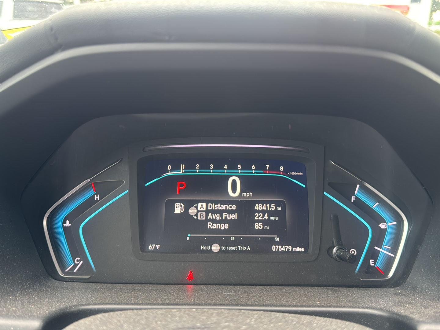 Used 2019 Crystal Black Pearl Honda EX image 8