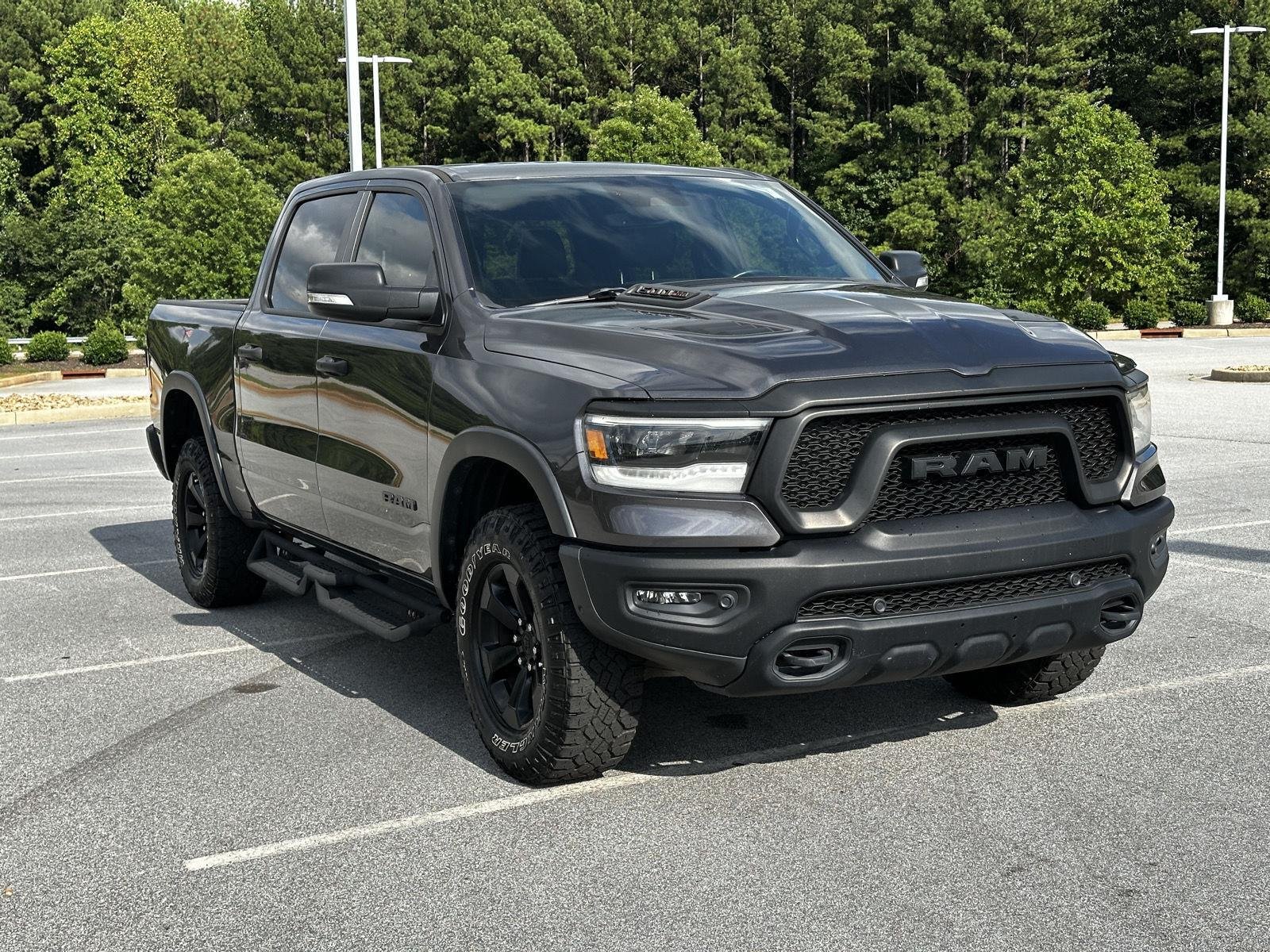 Used 2022 Granite Crystal Metallic Clearcoat Ram Rebel image 2