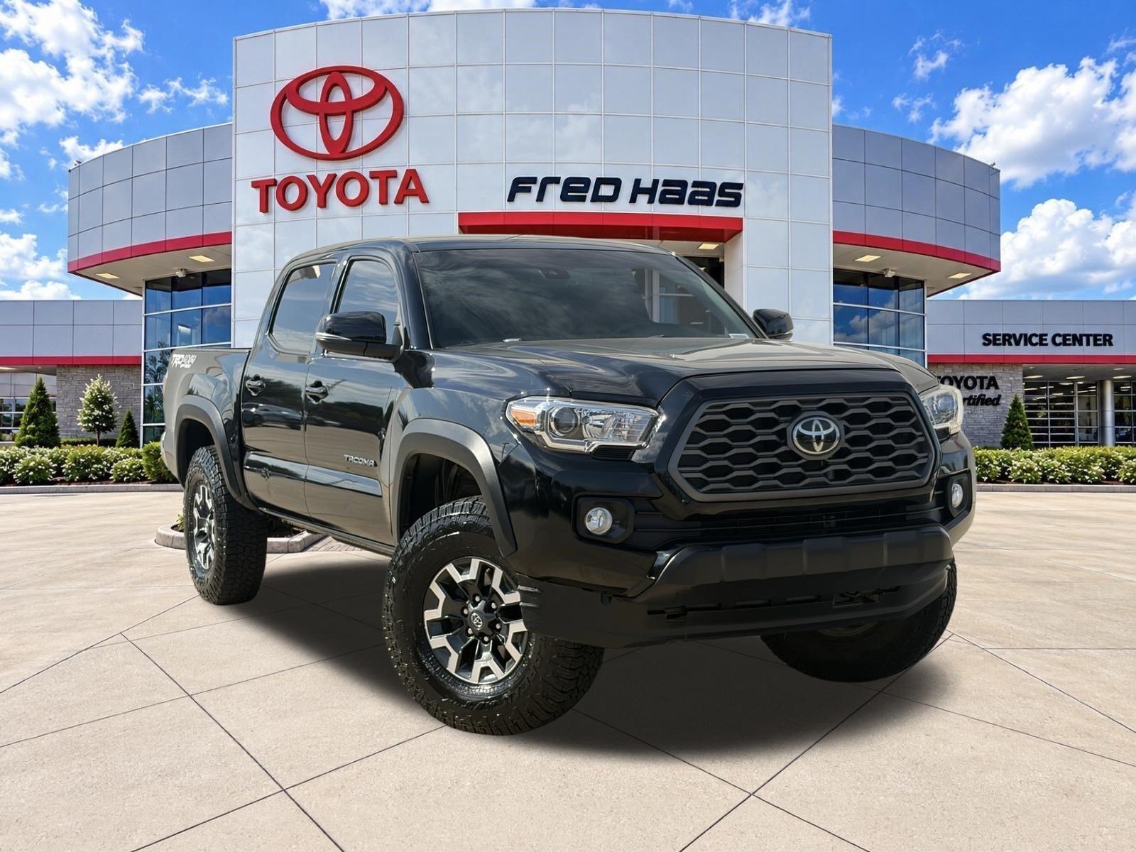 Used 2021 Midnight Black Metallic Toyota TRD Off-Road image 1