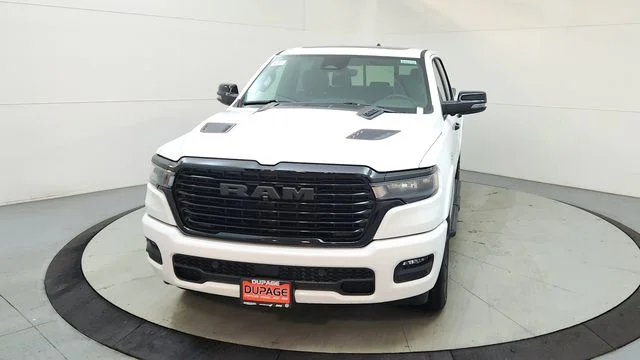 New 2026 Bright White Clear-Coat Exterior Paint RAM Laramie image 2