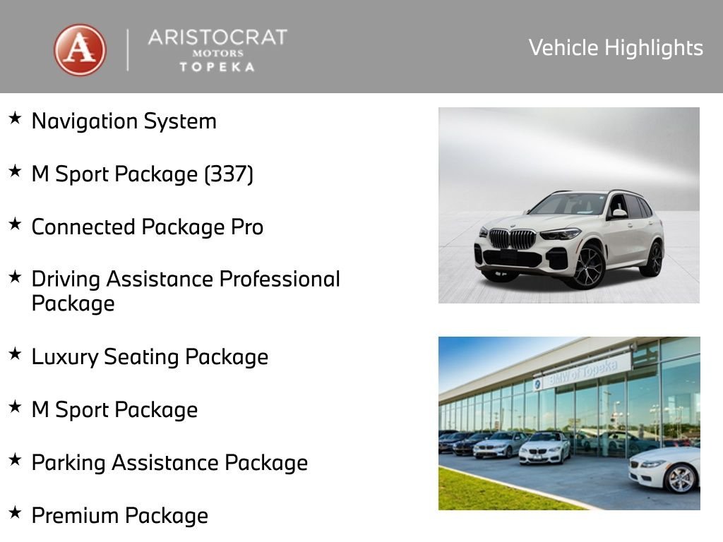 Used 2022 BMW X5 40i with VIN 5UXCR6C09N9M27051 for sale in Kansas City