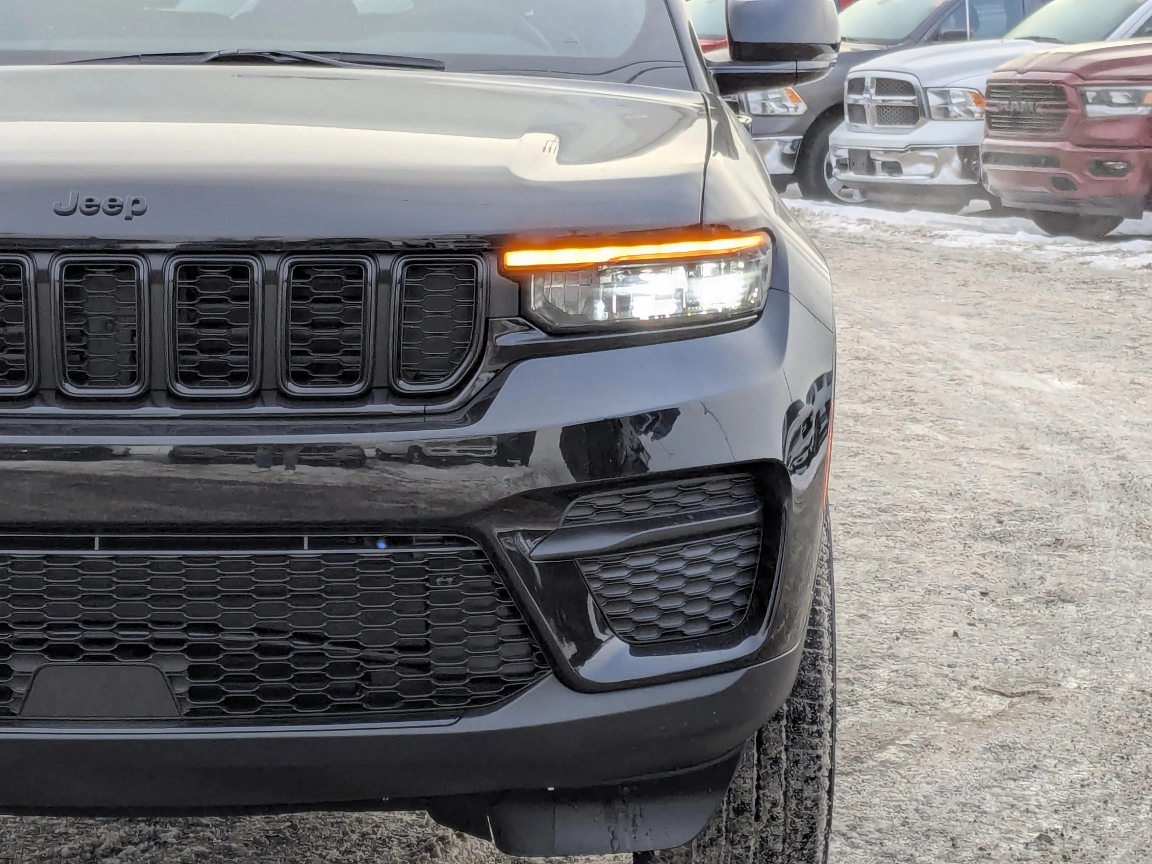 New 2025 Black Jeep Altitude - - Power Sunroof - Power Liftgate - Wireless Charging - 20 Black Wheels & More image 10