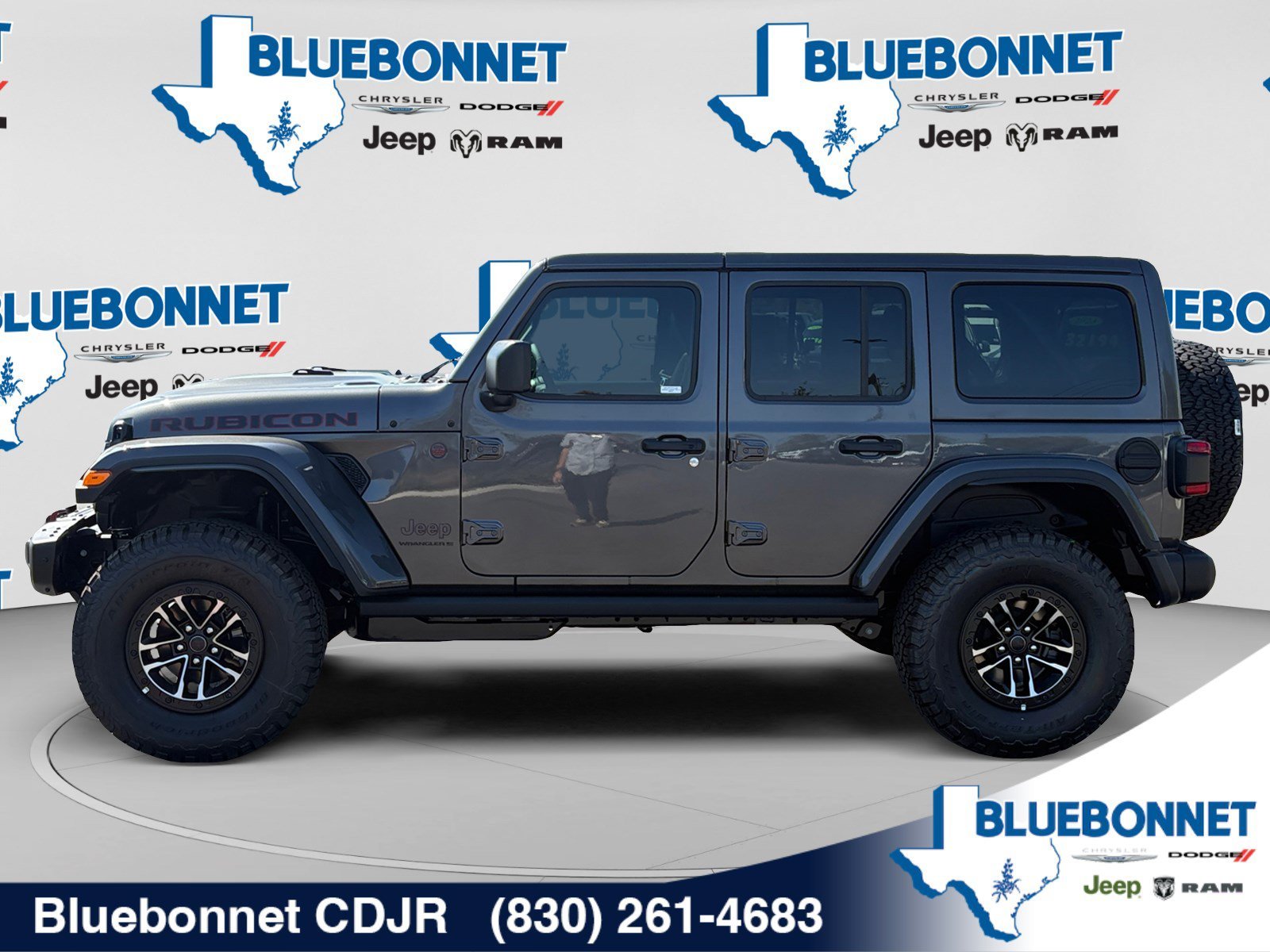 New 2026 Granite Crystal Metallic Clear-Coat Exterior Paint Jeep Rubicon X image 8