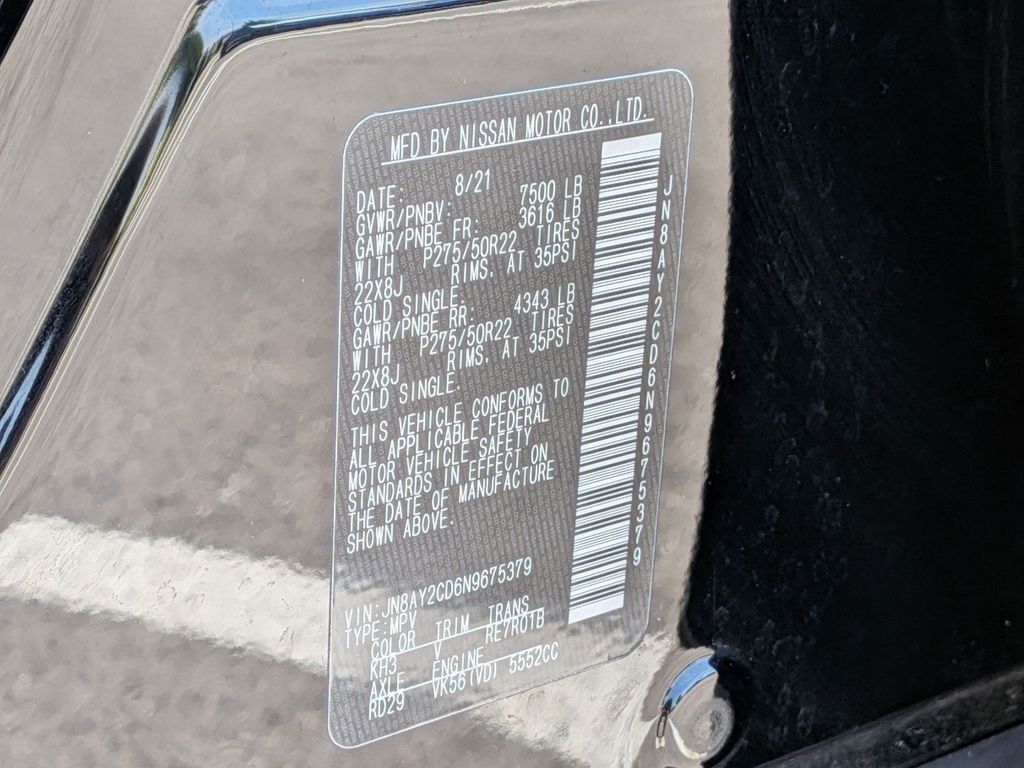 Used 2022 Black Nissan Platinum image 37