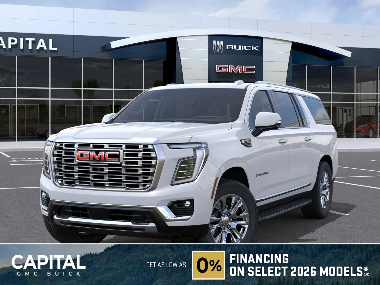 New 2026 Summit White GMC Denali image 1