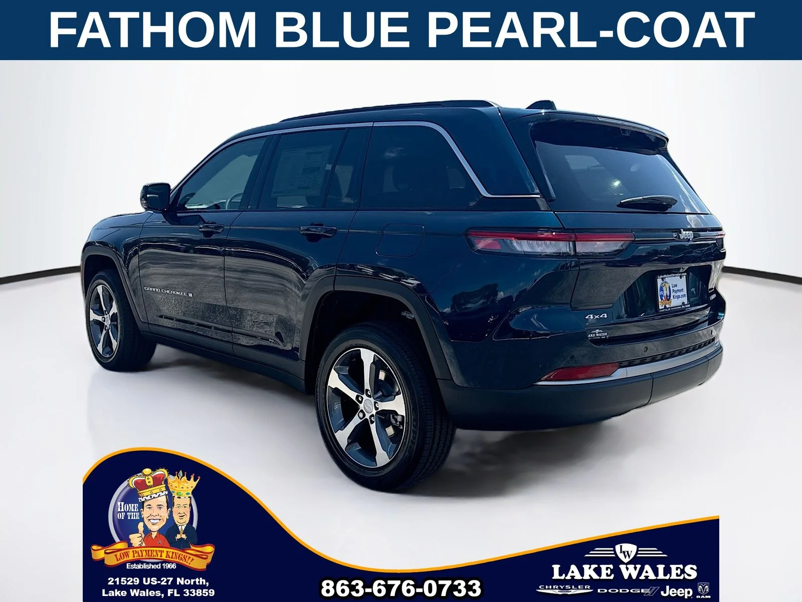New 2026 Fathom Blue Pearl-Coat Exterior Paint Jeep Limited image 4