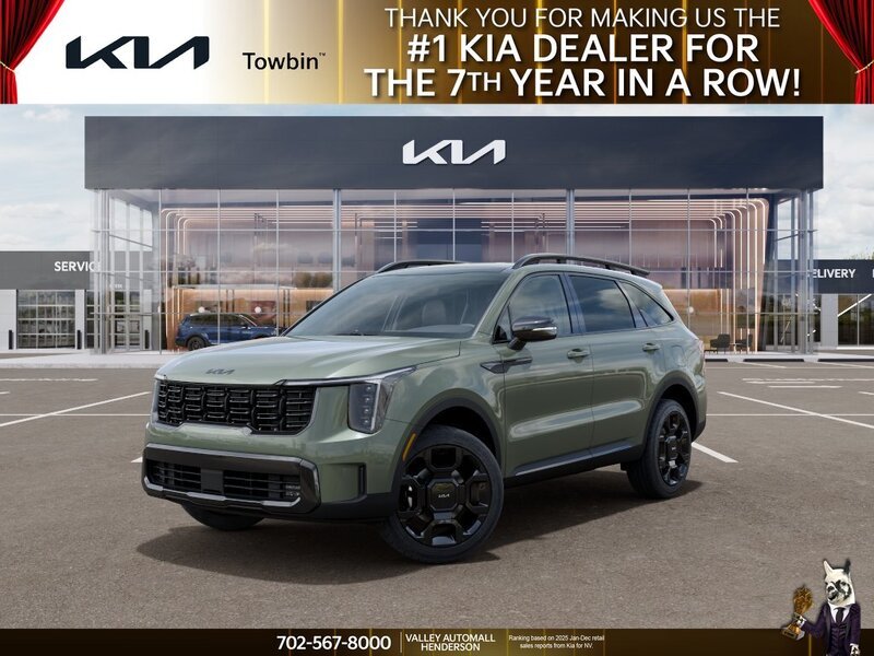 New 2026 Jungle Green Kia X-Line EX AWD image 1
