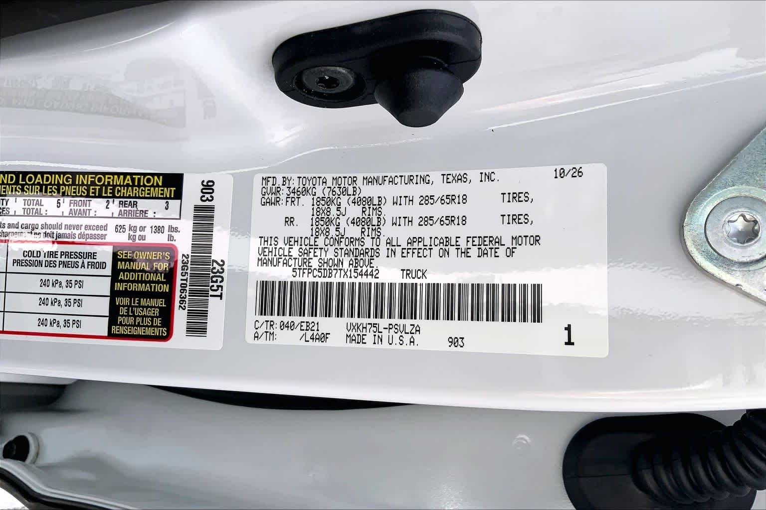 New 2026 Ice Cap Toyota TRD Pro image 21