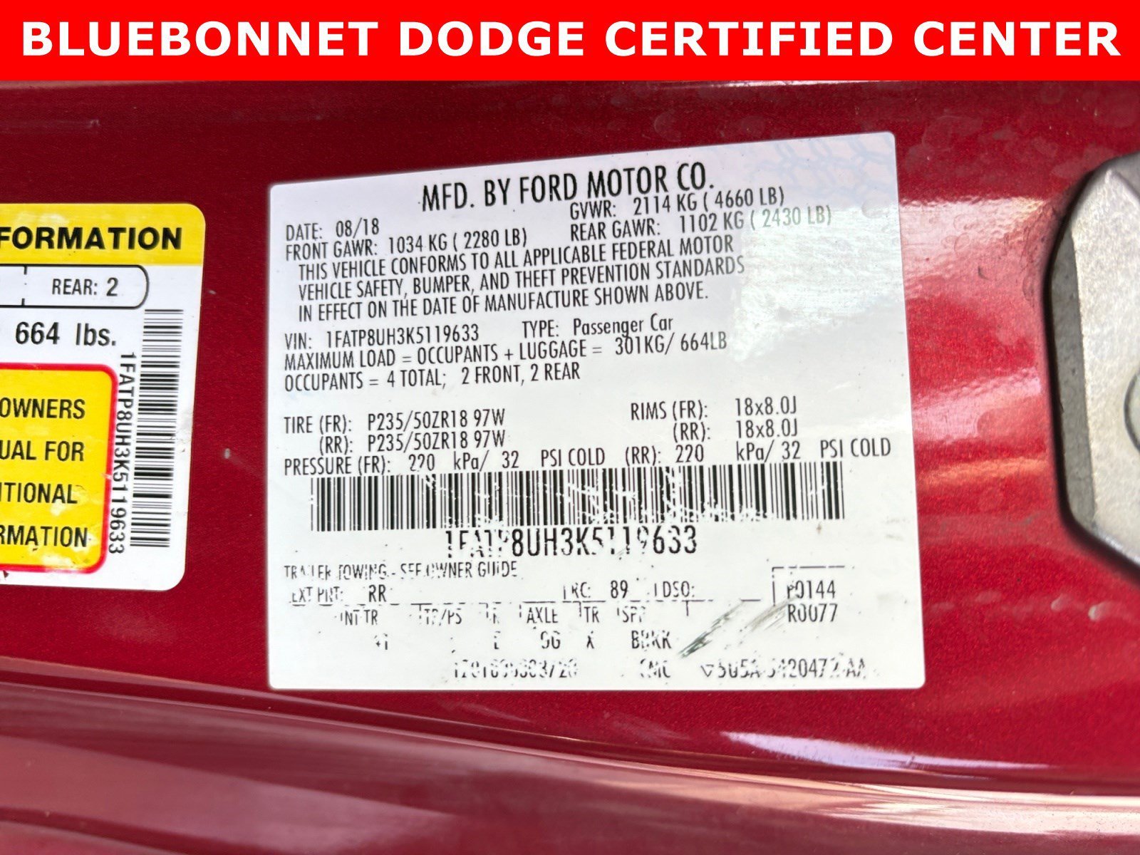 Used 2019 Red Ford I4 image 24