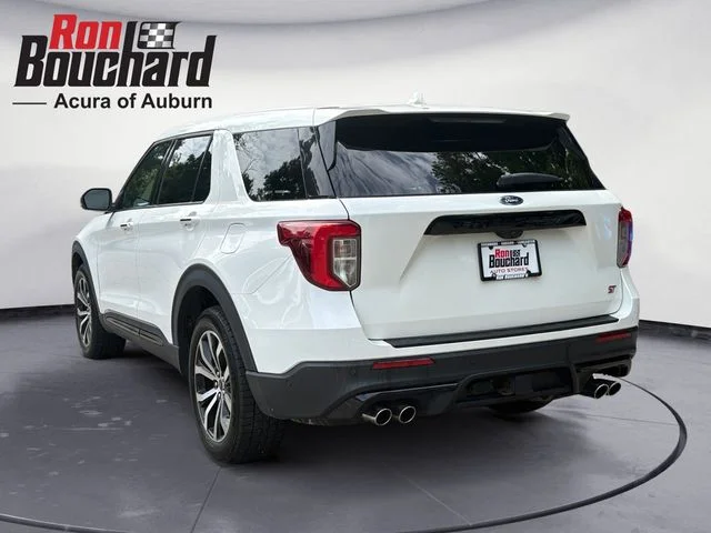 Used 2021 Star White Metallic Tri-Coat Ford ST image 4