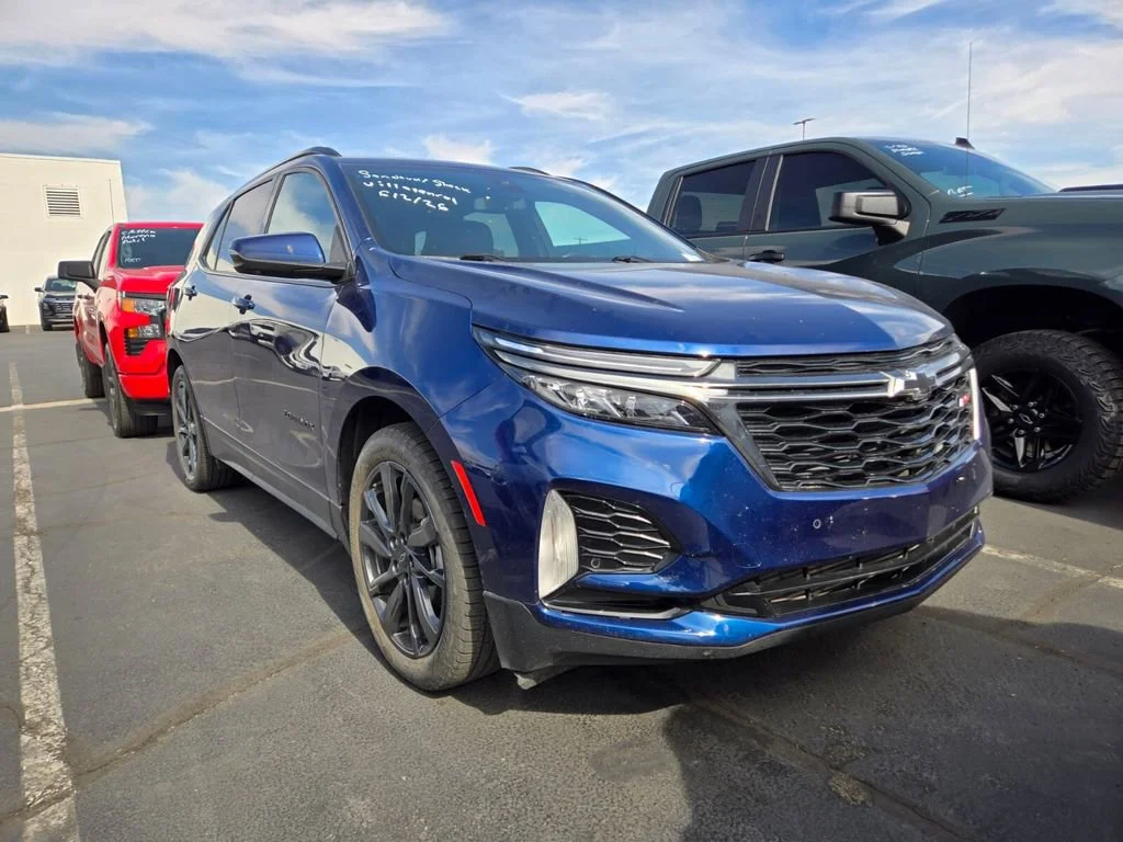Used 2022 Blue Glow Metallic Chevrolet RS image 4