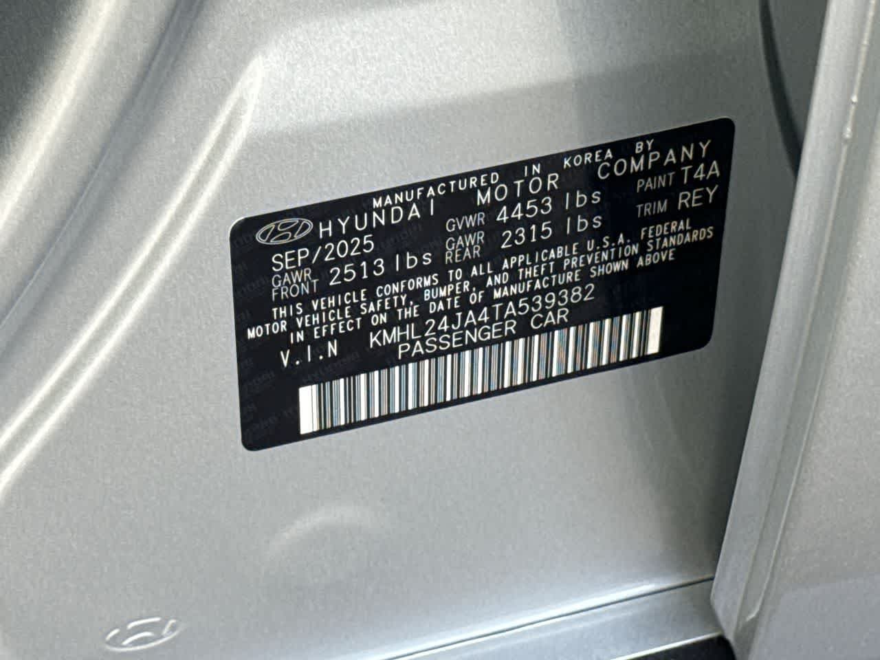 New 2026 Aero Silver Hyundai SE image 29