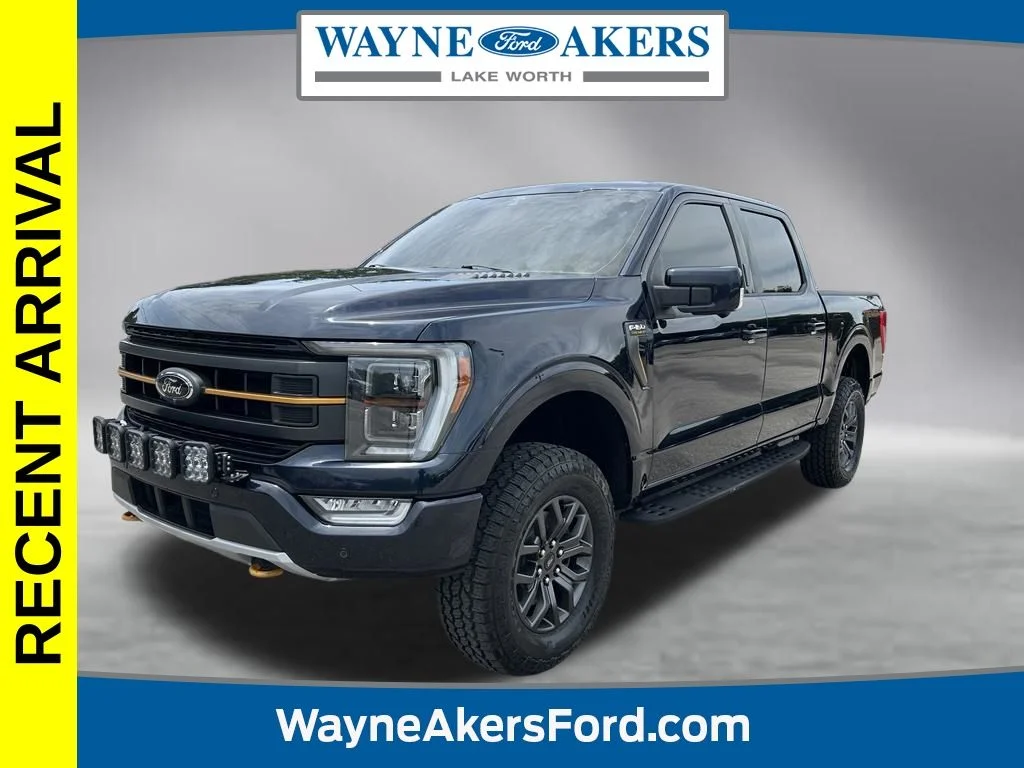 Used 2022 Antimatter Blue Metallic Ford Tremor image 1
