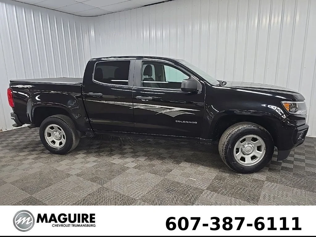 Used 2021 Black Chevrolet Work Truck image 1