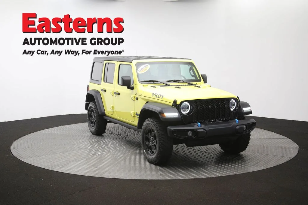 Used 2023 Yellow Jeep Willys 4xe image 50