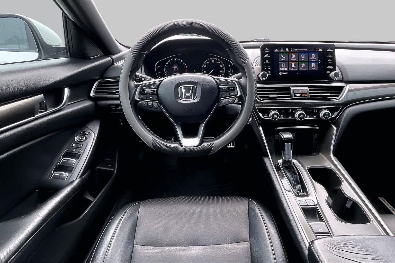 Used 2018 Platinum White Pearl Honda Sport 1.5T image 6