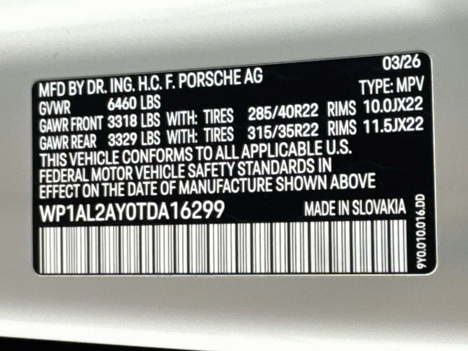 New 2026 Chalk Porsche S image 26
