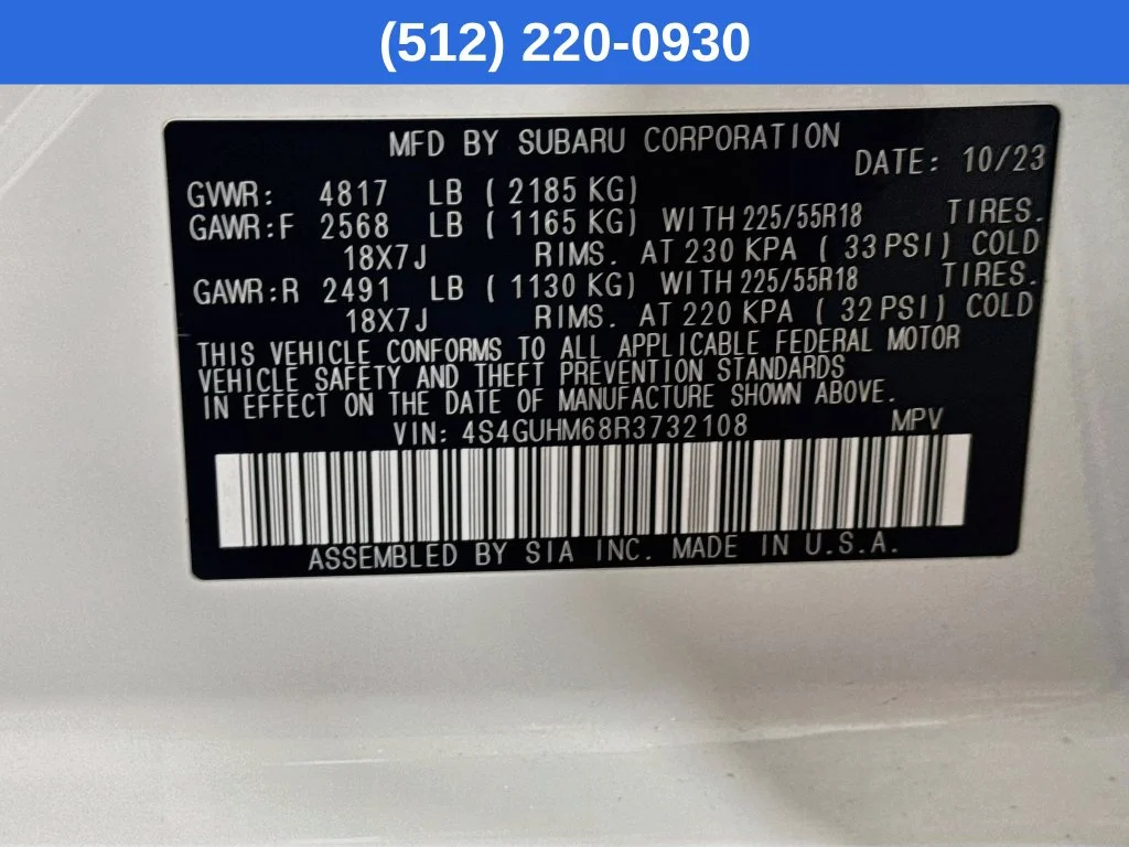 Certified Used 2024 White Subaru Limited image 41