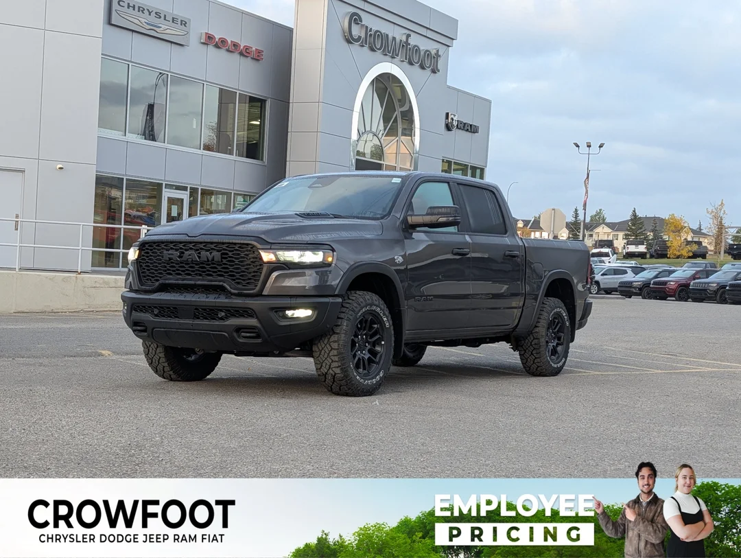 New 2026 Grey RAM Rebel - - 4x4 - 5.7L HEMI V8 - Rebel Level 1 Equip Grp & More! image 1
