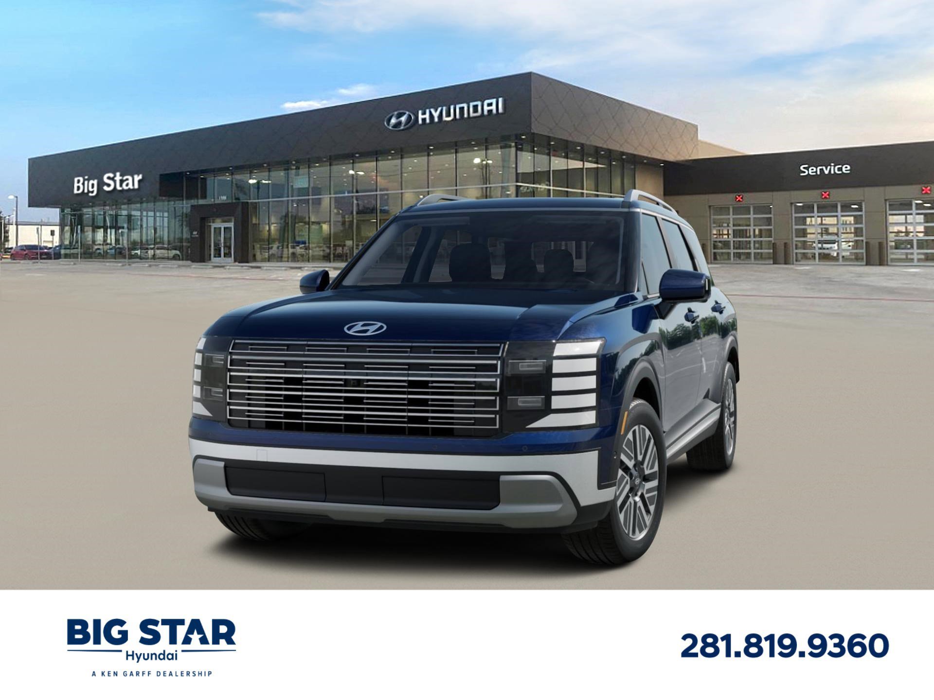 2026 Hyundai Palisade Blue SEL Premium 7 Passenger Hybrid FWD's photo