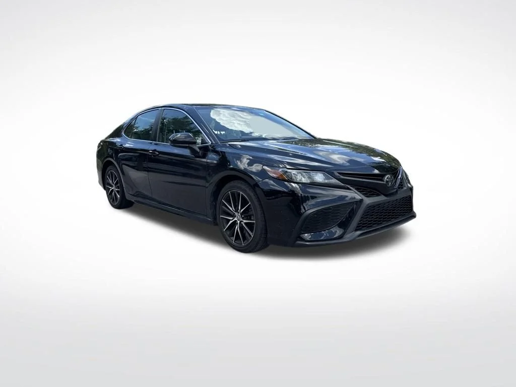 Used 2021 Black Toyota SE image 2