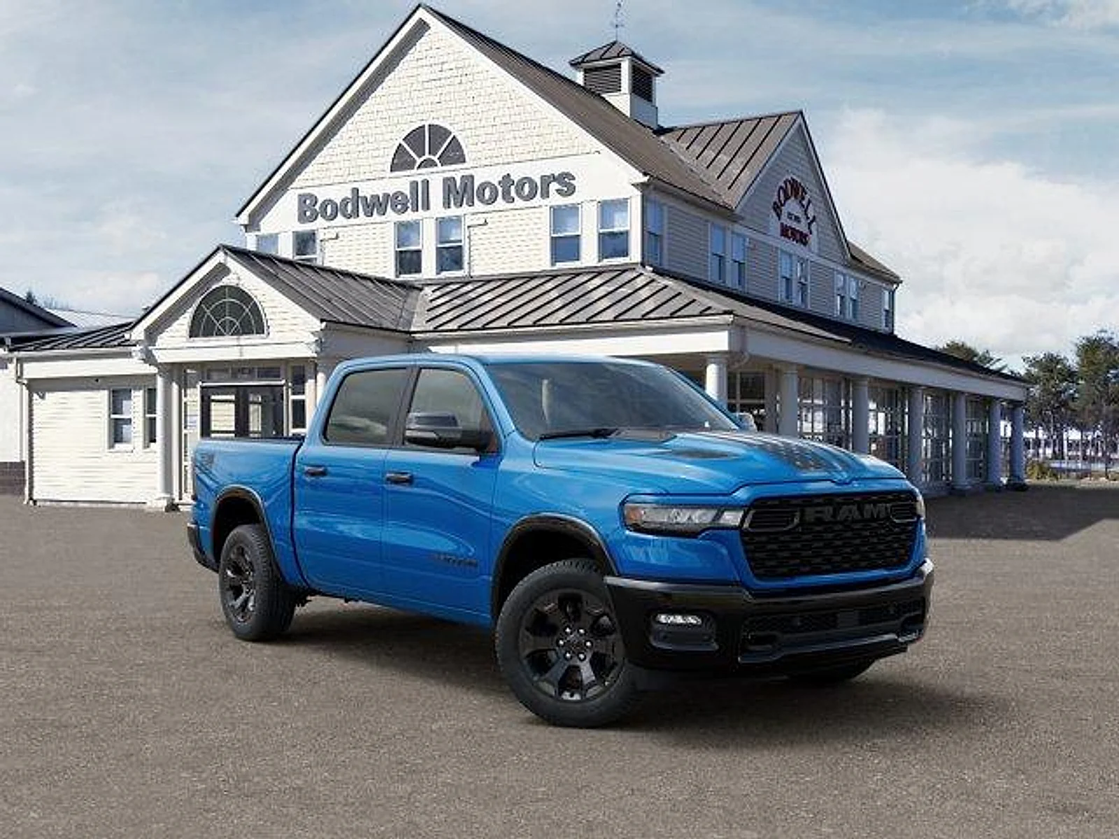 New 2026 Hydro Blue Pearlcoat RAM Big Horn Crew Cab 4x4 5