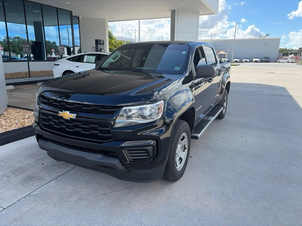 Used 2022 Black Chevrolet Work Truck image 3