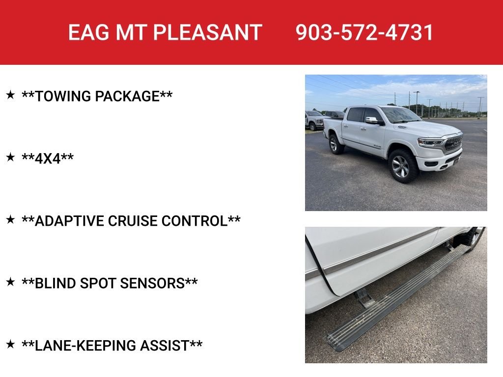 Used 2019 Ivory White Ram Limited image 8