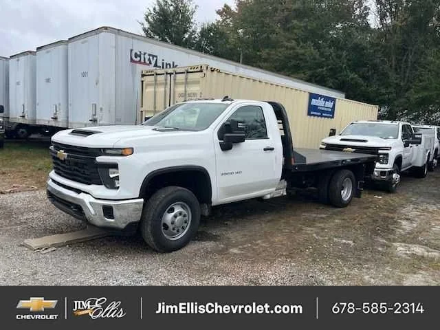 New 2025 Summit White Chevrolet Work Truck image 3