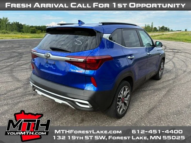 Used 2021 Blue Kia SX image 8