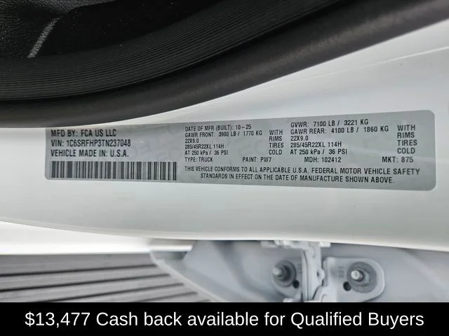 New 2026 Bright White Clear-Coat Exterior Paint RAM Limited image 30