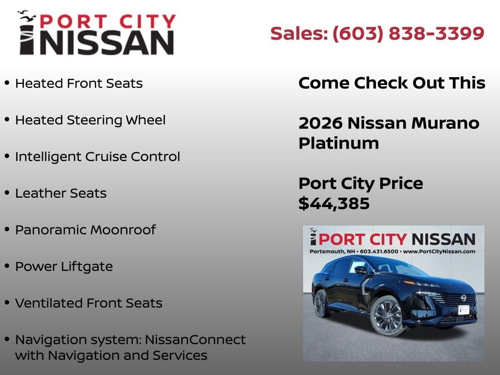 2026 Nissan Murano Platinum - Photo 12