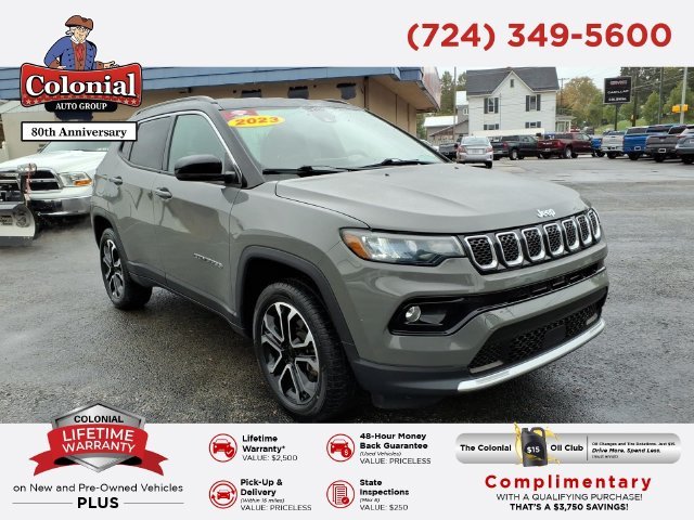 Used 2023 Gray Jeep Limited image 1