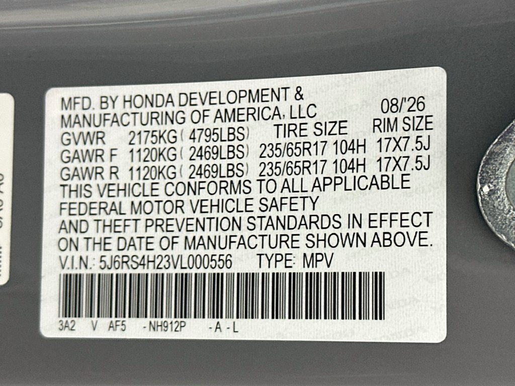 New 2027 Urban Gray Pearl Honda LX image 29