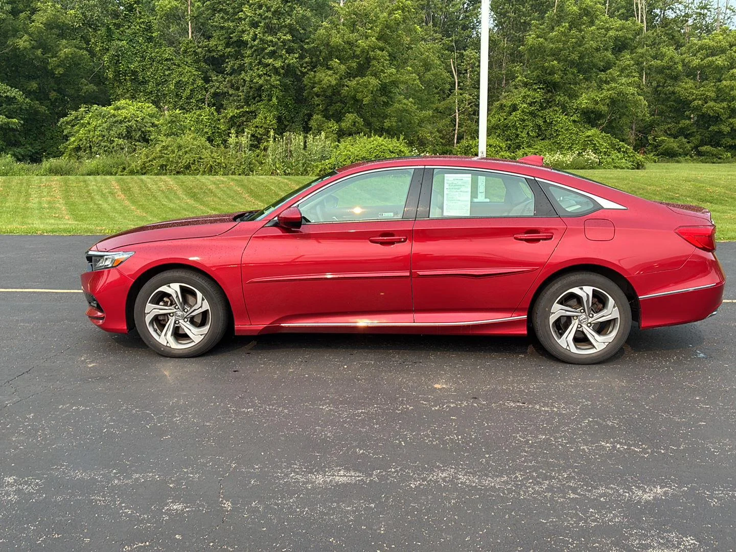 Used 2018 Radiant Red Metallic Honda EX 1.5T image 12