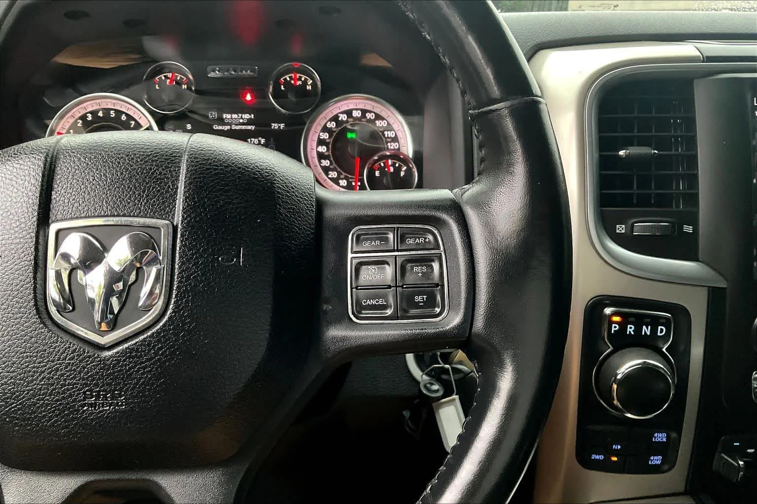 Used 2018 Granite Crystal Metallic Clearcoat Ram SLT image 23