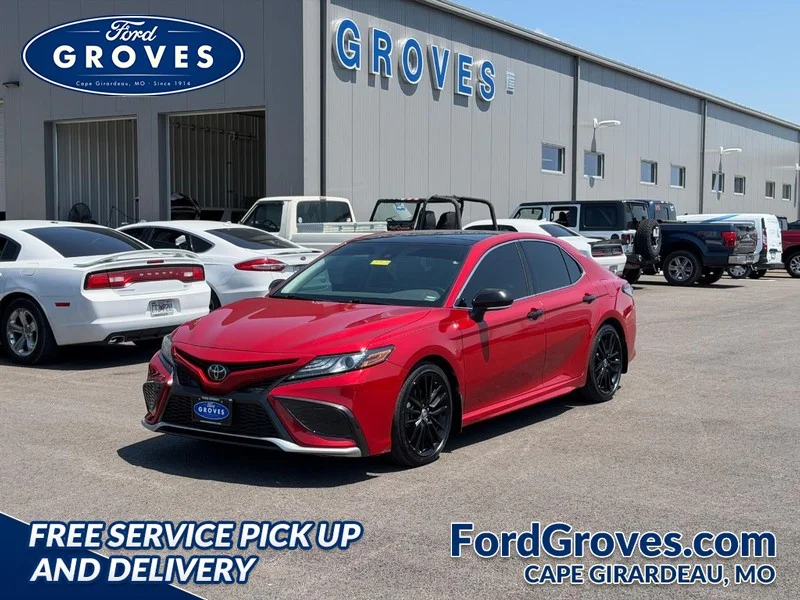 Certified Used 2022 Red Toyota XSE image 1