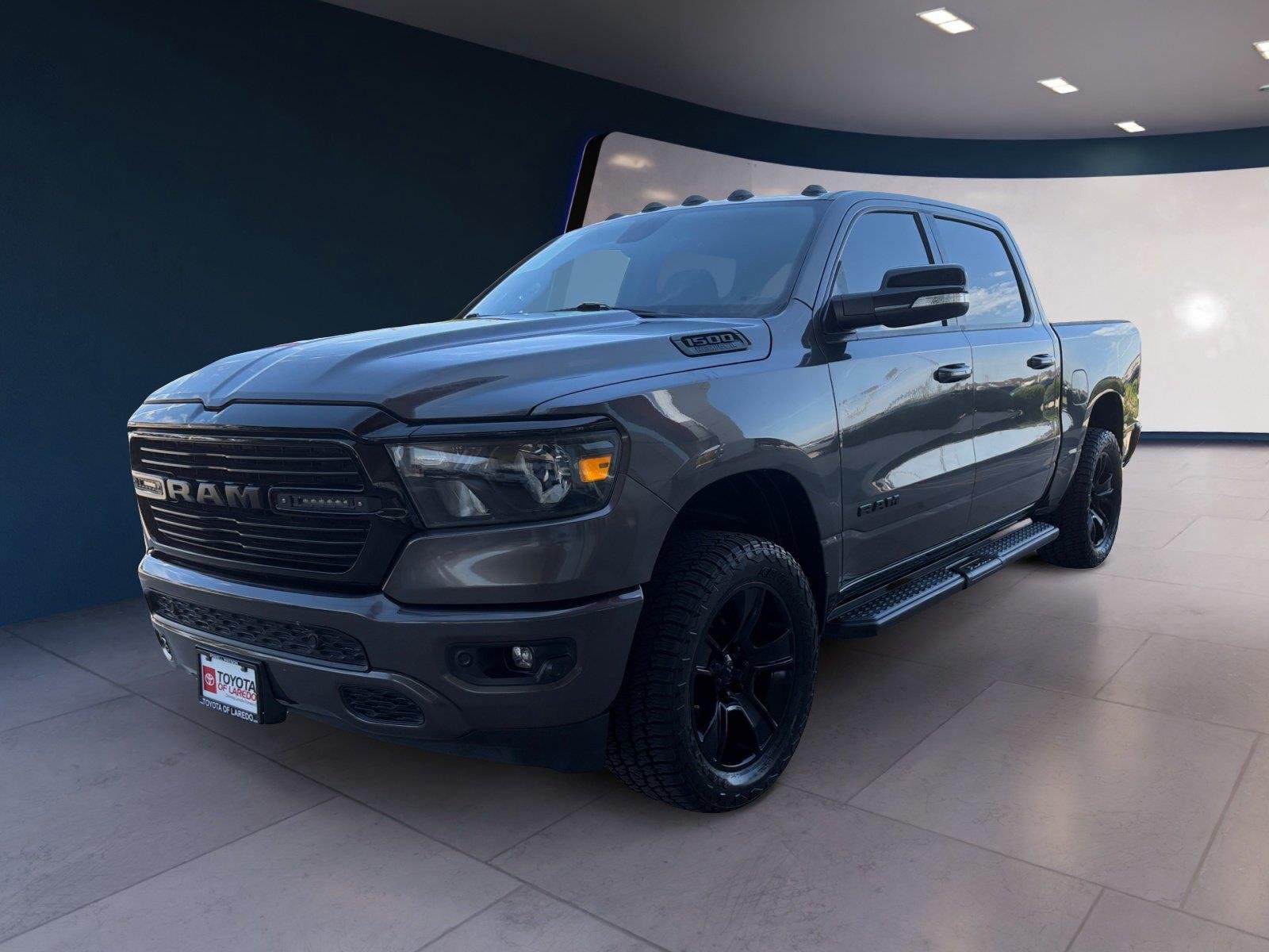 Used 2021 Granite Crystal Metallic Clearcoat Ram Lone Star image 1