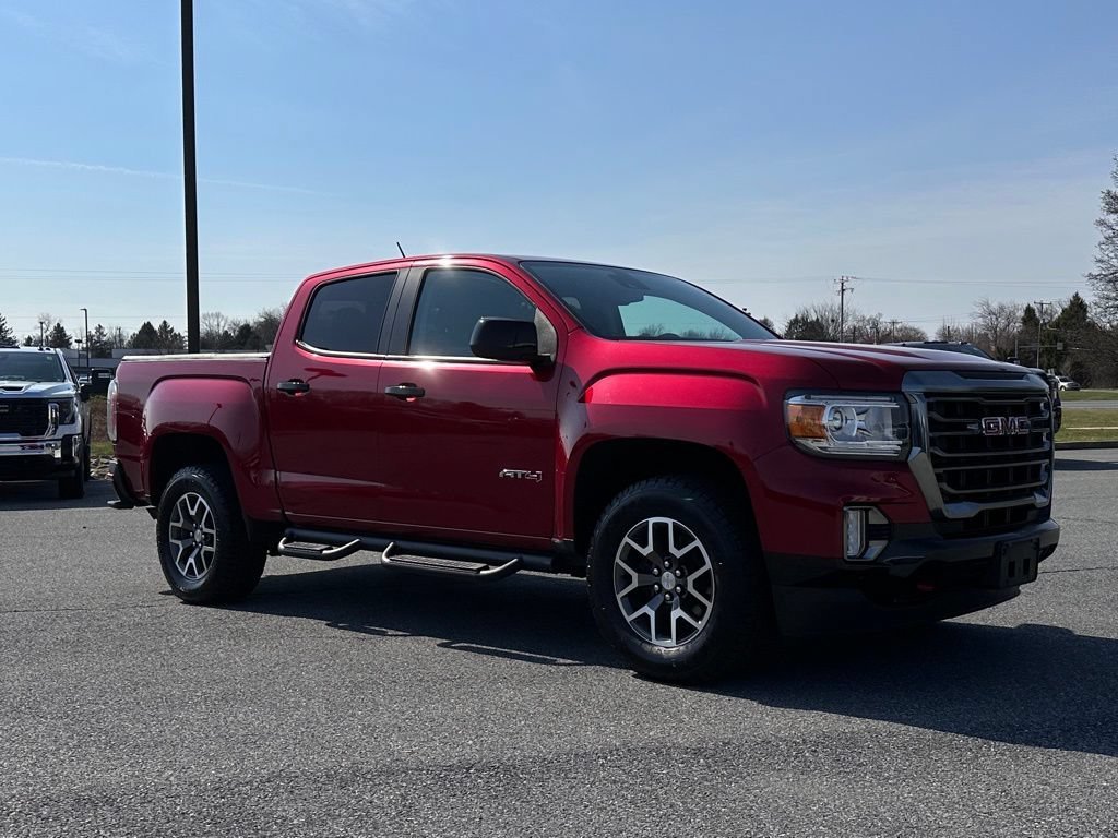 Used 2021 Cayenne Red Tintcoat GMC AT4 - Leather image 1