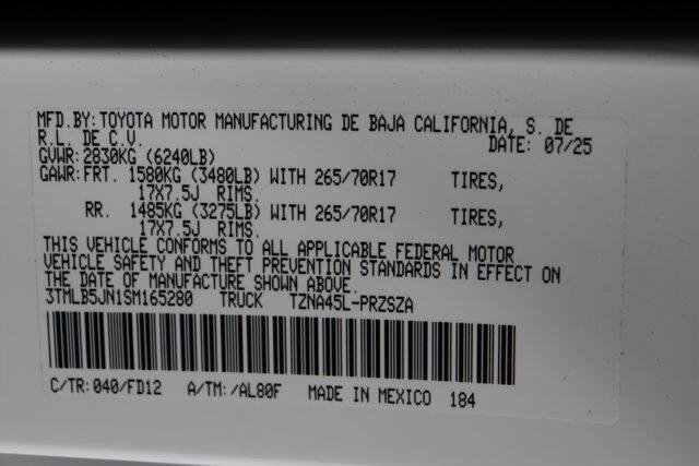 Certified Used 2025 Ice Cap Toyota TRD Off Road 2.4T image 40
