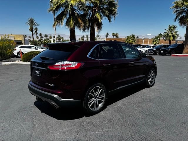 Used 2020 Burgundy Velvet Metallic Tinted Clearcoat Ford Titanium image 5