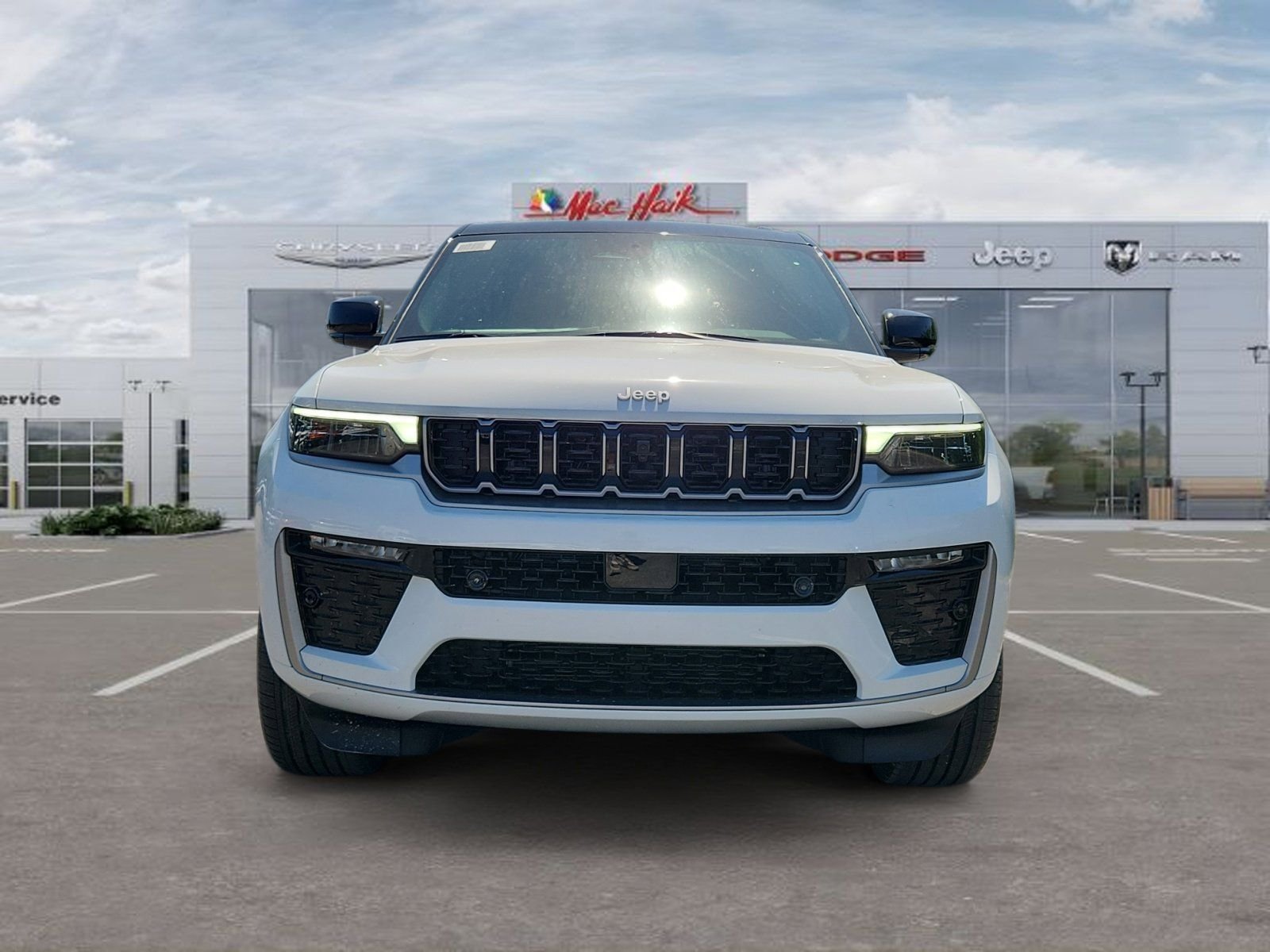 New 2026 Bright White Clear-Coat Exterior Paint Jeep Summit image 8