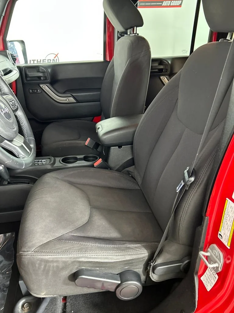 Used 2014 Red Jeep Unlimited Sport image 12