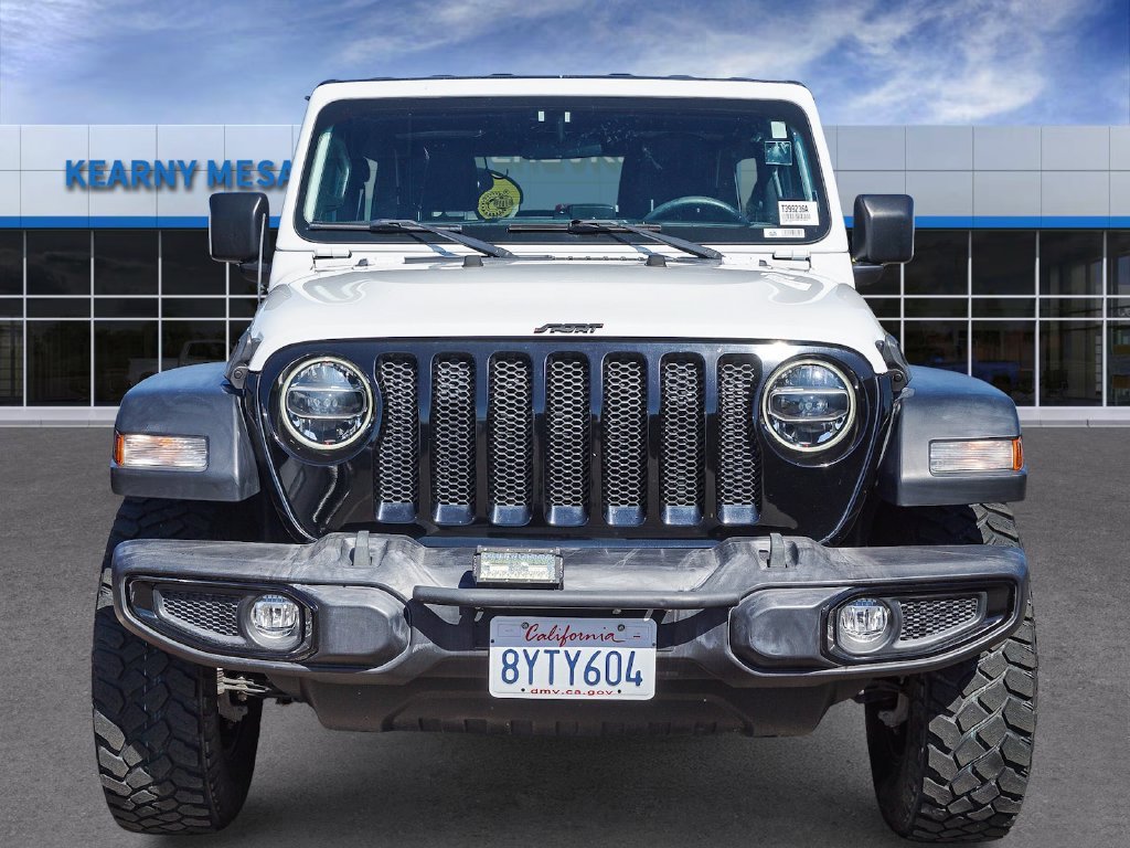 Used 2021 White Jeep Unlimited Willys image 2