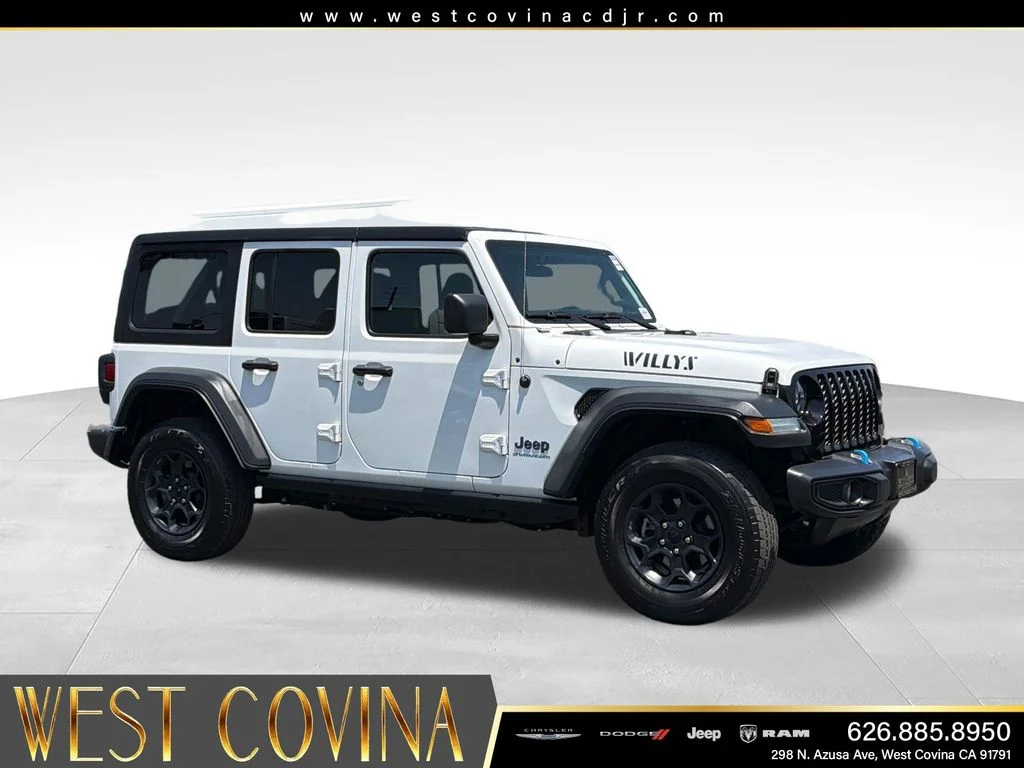 Used 2023 White Jeep Willys 4xe image 1