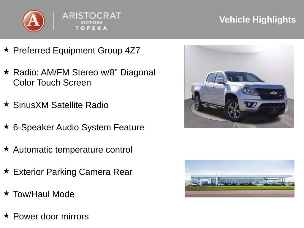 Used 2018 Chevrolet Colorado Z71 with VIN 1GCGTDEN5J1264781 for sale in Kansas City