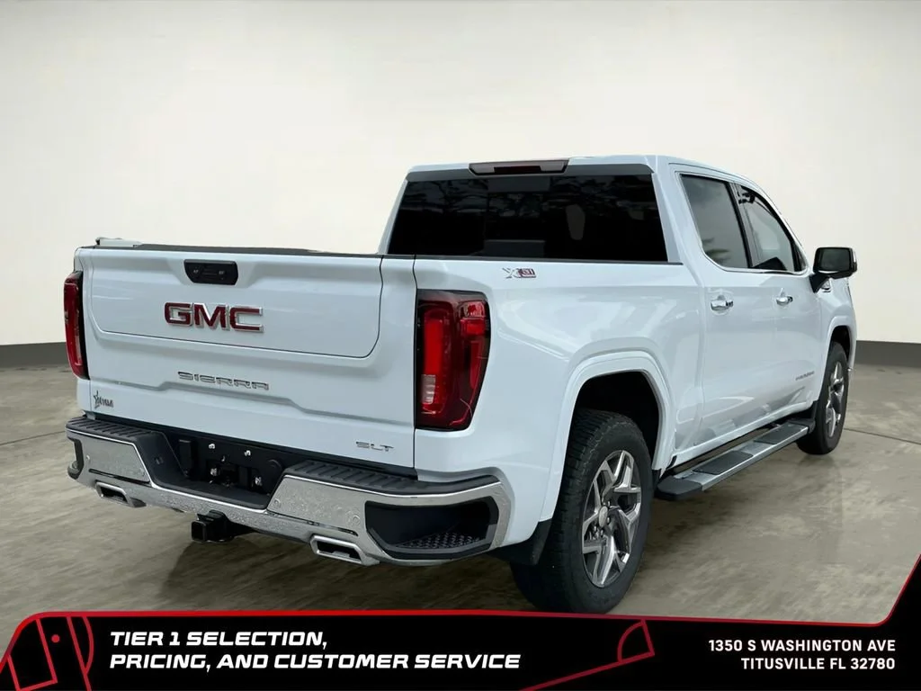 New 2026 Glacier White Tricoat GMC SLT image 7