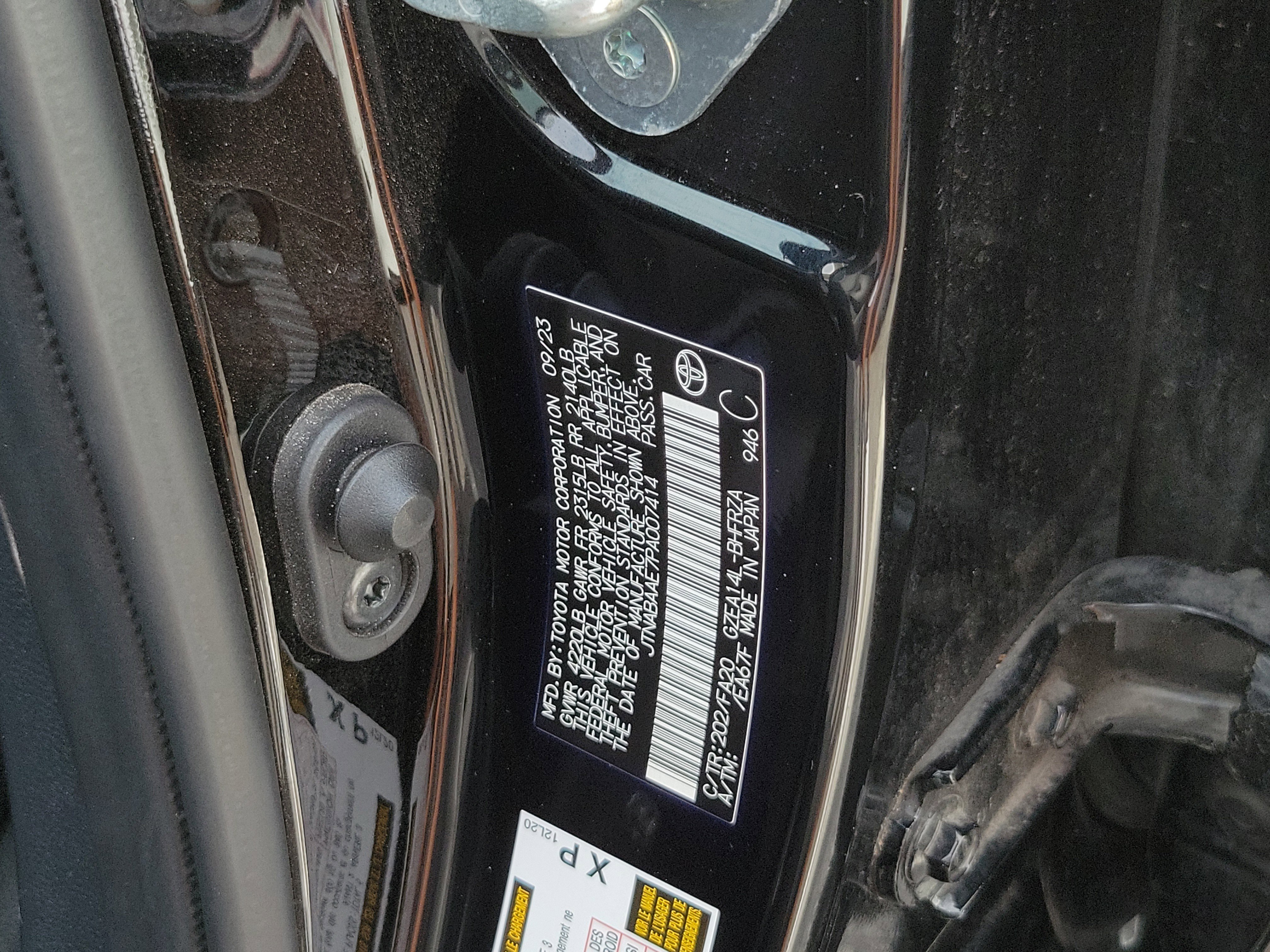 Used 2023 Black Toyota Core image 9